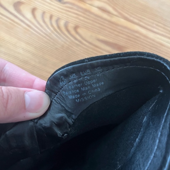 FRANCO SARTO black booties with natural heel - Picture 7 of 8